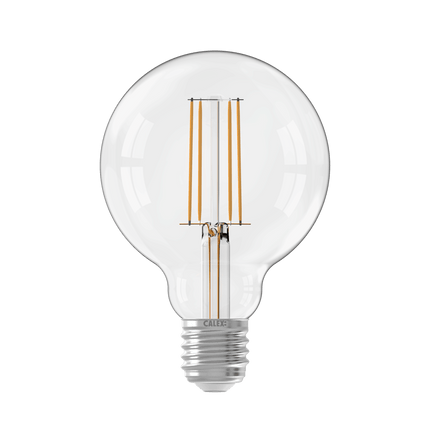Calex Filament LED Lamp - E27 - G95 - Clear