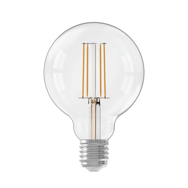 Calex Filament LED Lamp - E27 - G95 - Clear