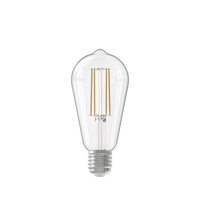 Calex Filament LED Lamp - E27 - ST64 - Clear