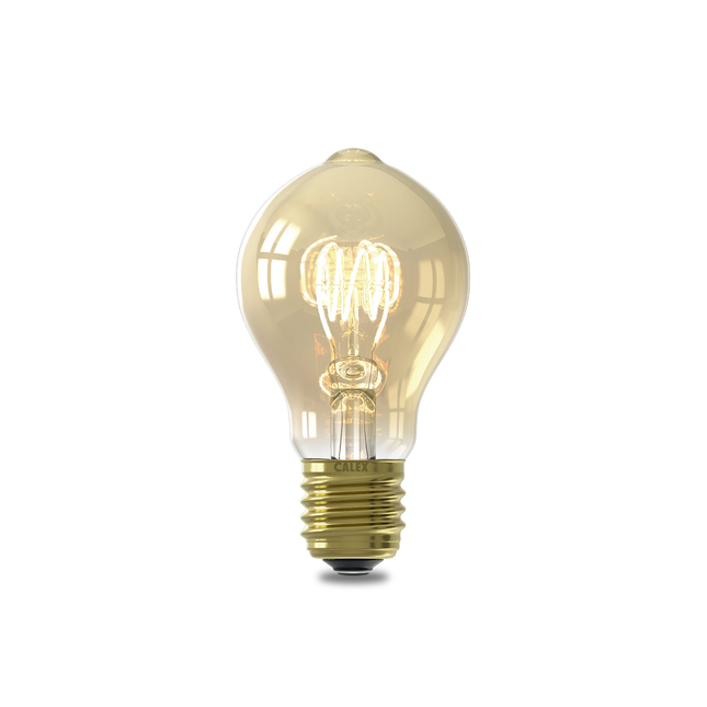 Calex Flex Filament LED Lamp - E27 - A60 - Gold