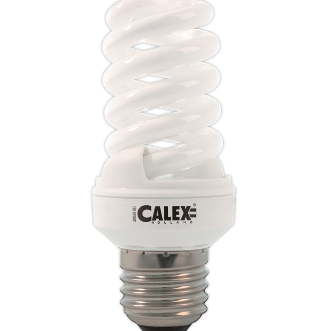Calex - Full Spiral - E-saving - Bulb - 20W - E27 - 6500K