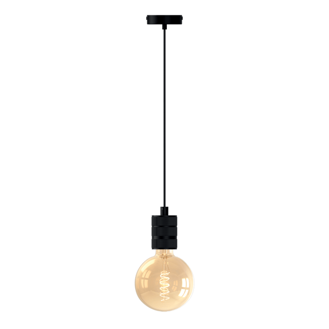 Calex Hanging Lamp - E27 - 150cm - Black