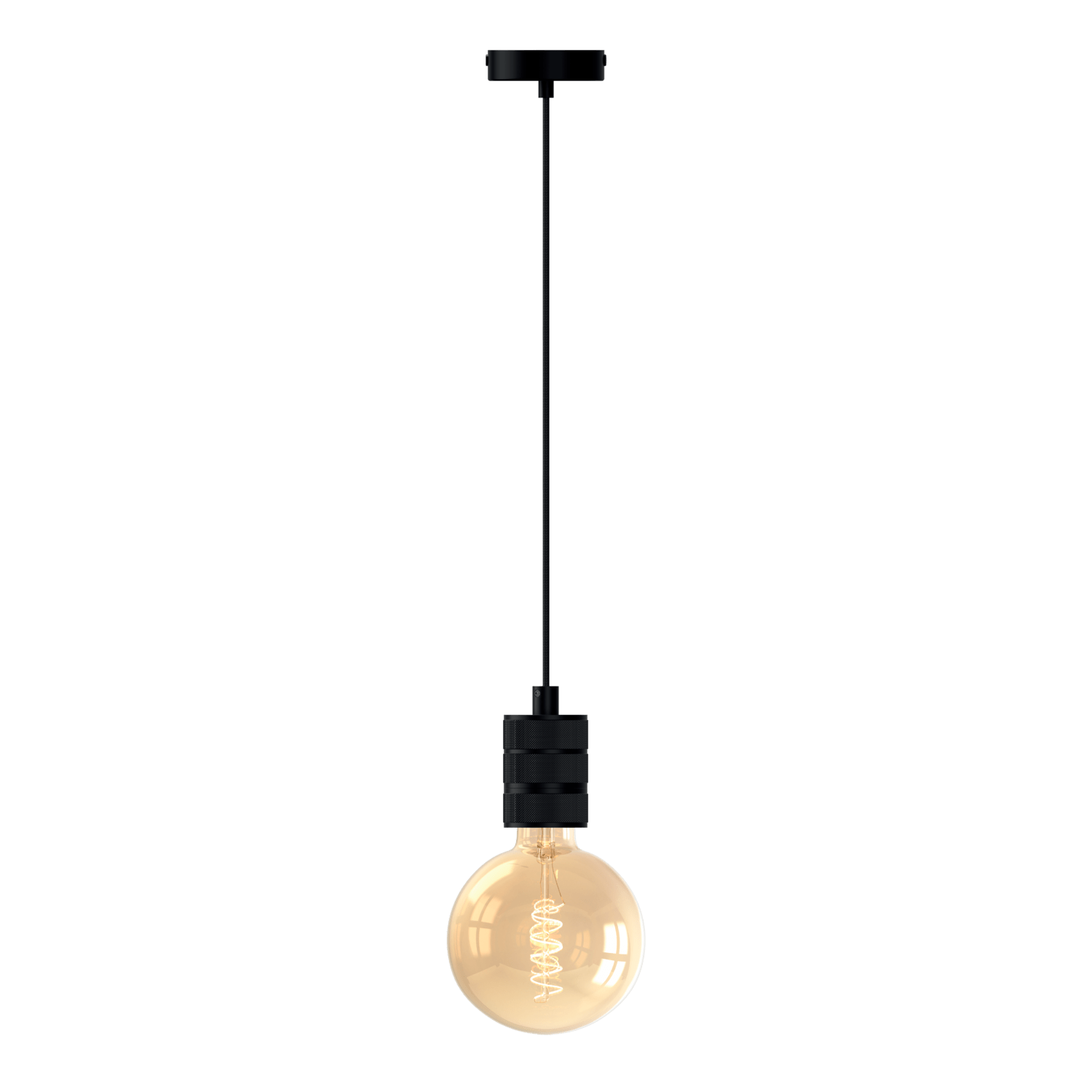 Calex Hanging Lamp - E27 - 150cm - Black