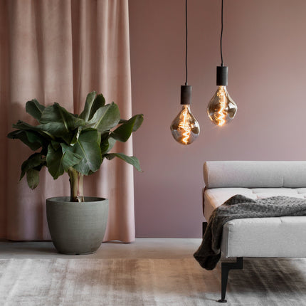 Calex Hanging Lamp - E27 - 150cm - Black