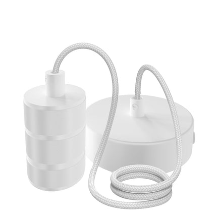 Calex Hanging Lamp - E27 - 150cm - White - Excl. Light source