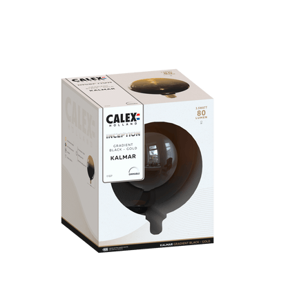 Calex Inception Kalmar LED Bulb - E27 - Black/Gold