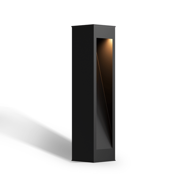 Calex Ivrea Solar Garden Post - Black