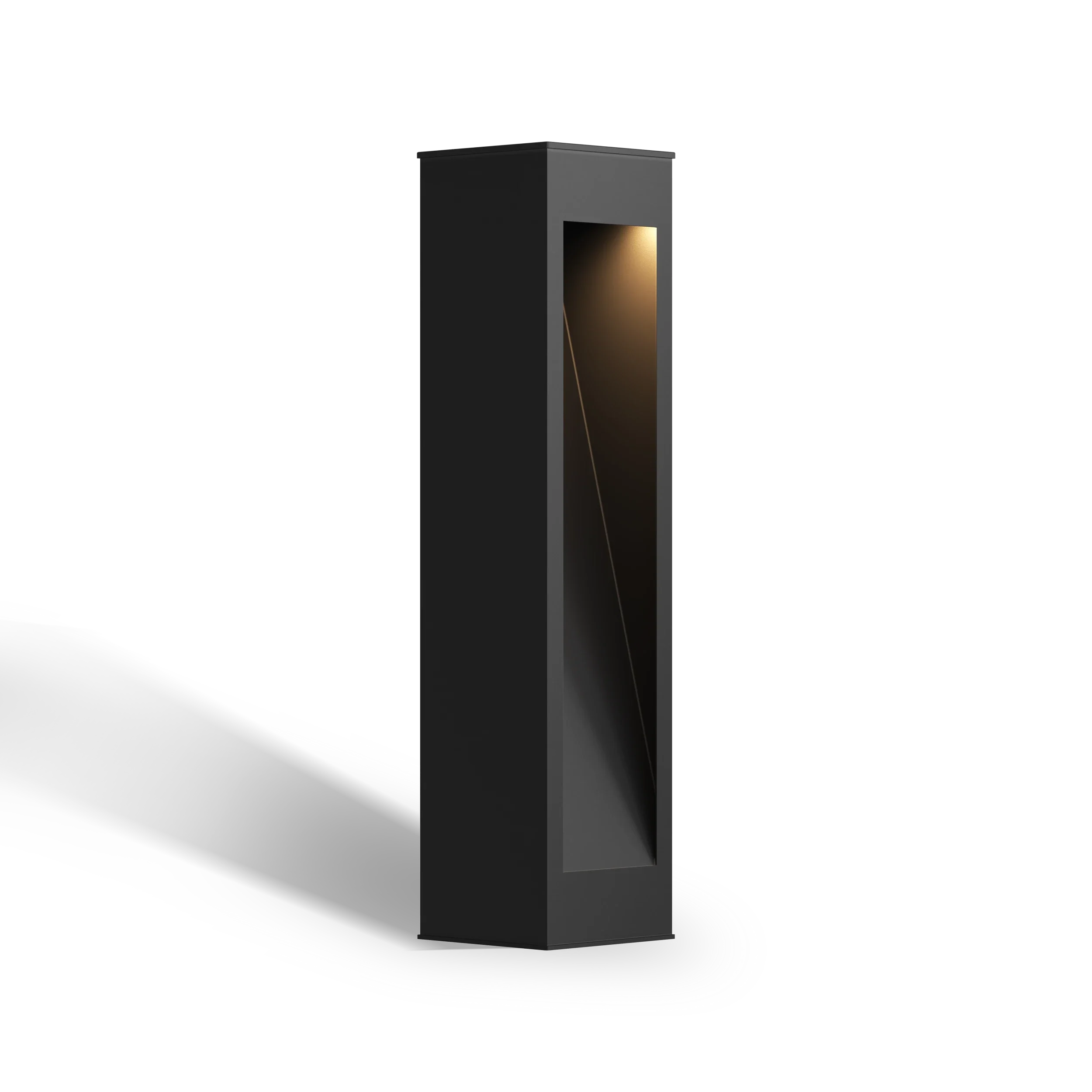 Calex Ivrea Solar Garden Post - Black