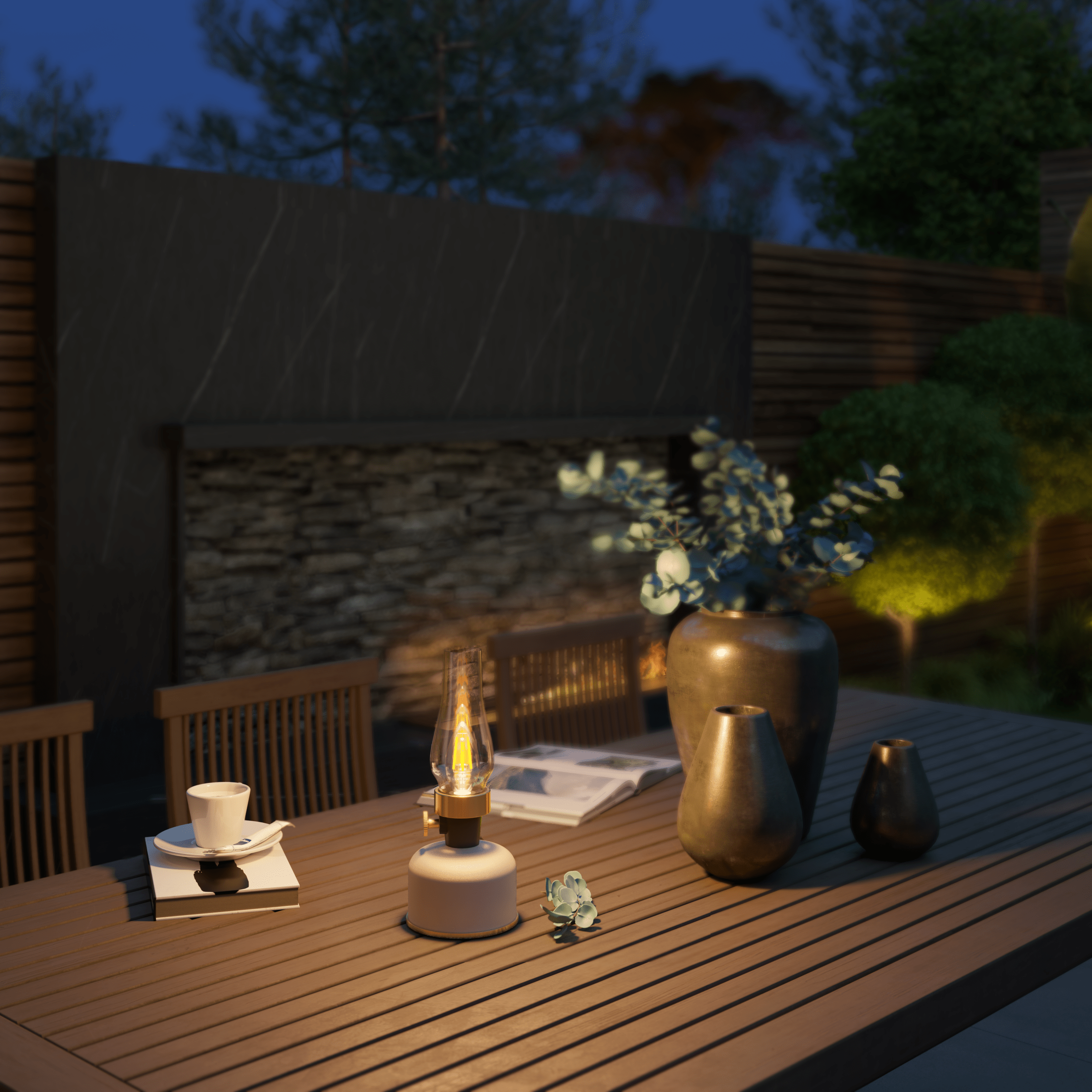 Calex Lavinio Rechargeable Table Light - Sand