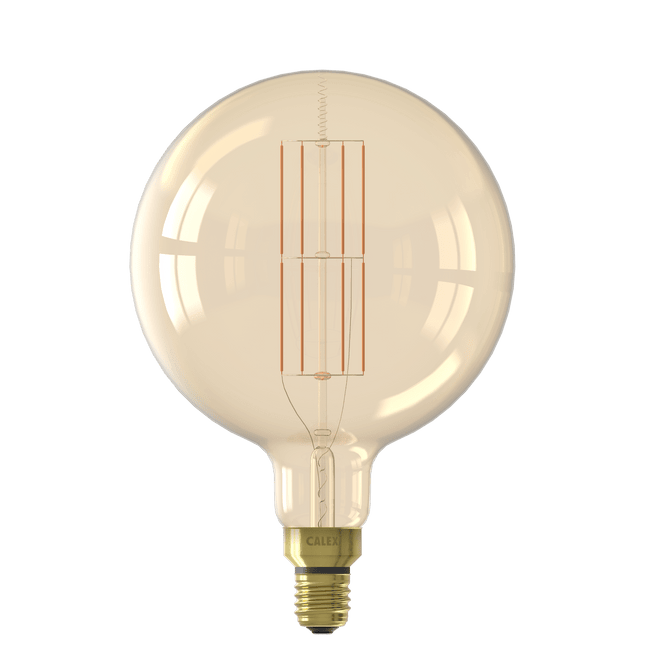Calex Mega Globe Bulb - E27 - Filament - Gold