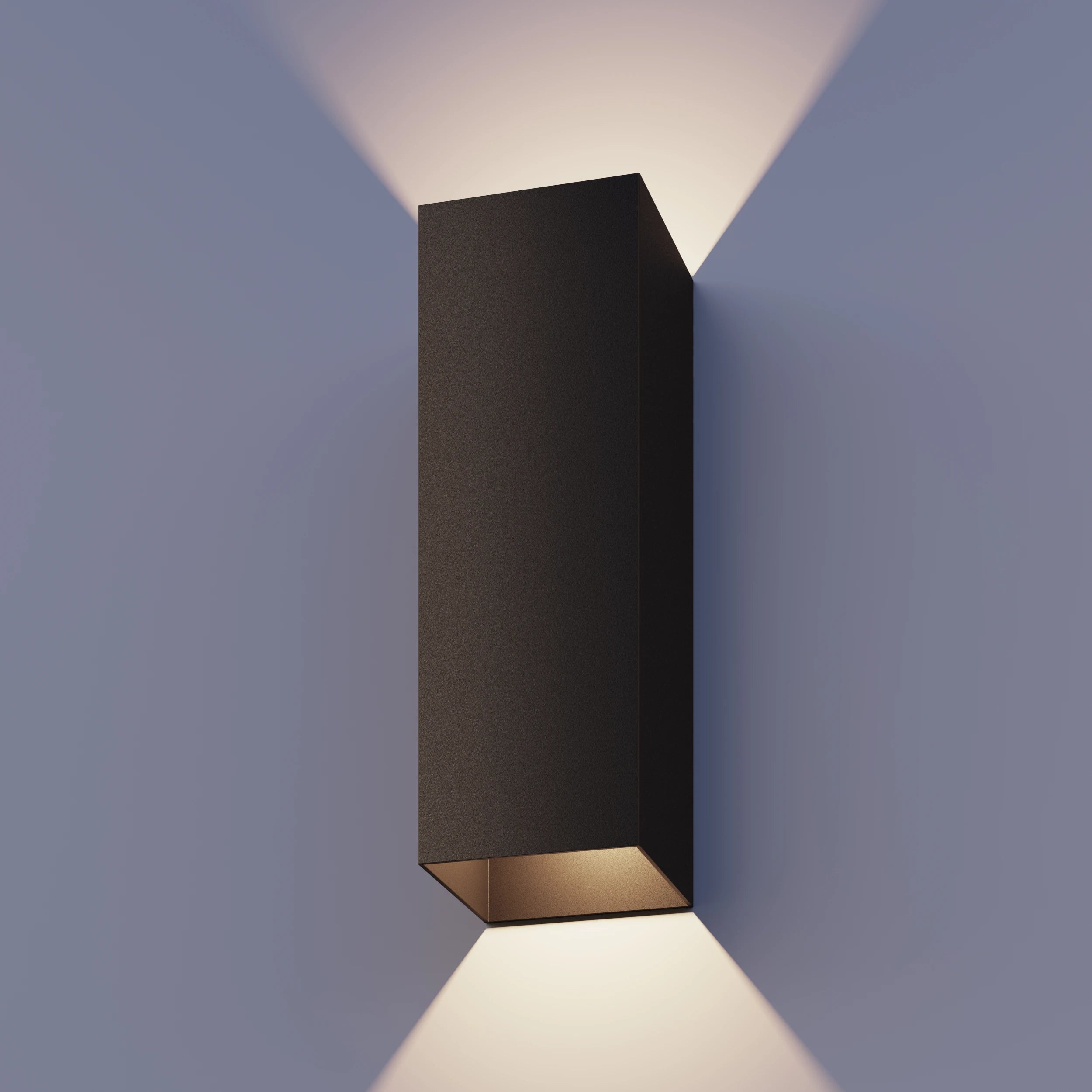 Calex Milan LED Wall Light - Up & Down - Black