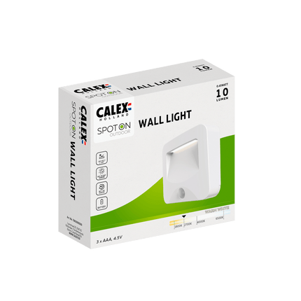 Calex Outdoor Motion Sensor Light – Wireless – White