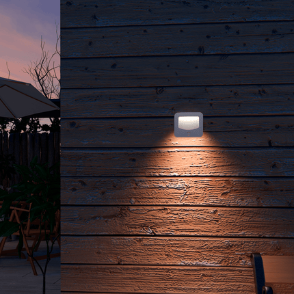Calex Outdoor Motion Sensor Light – Wireless – White
