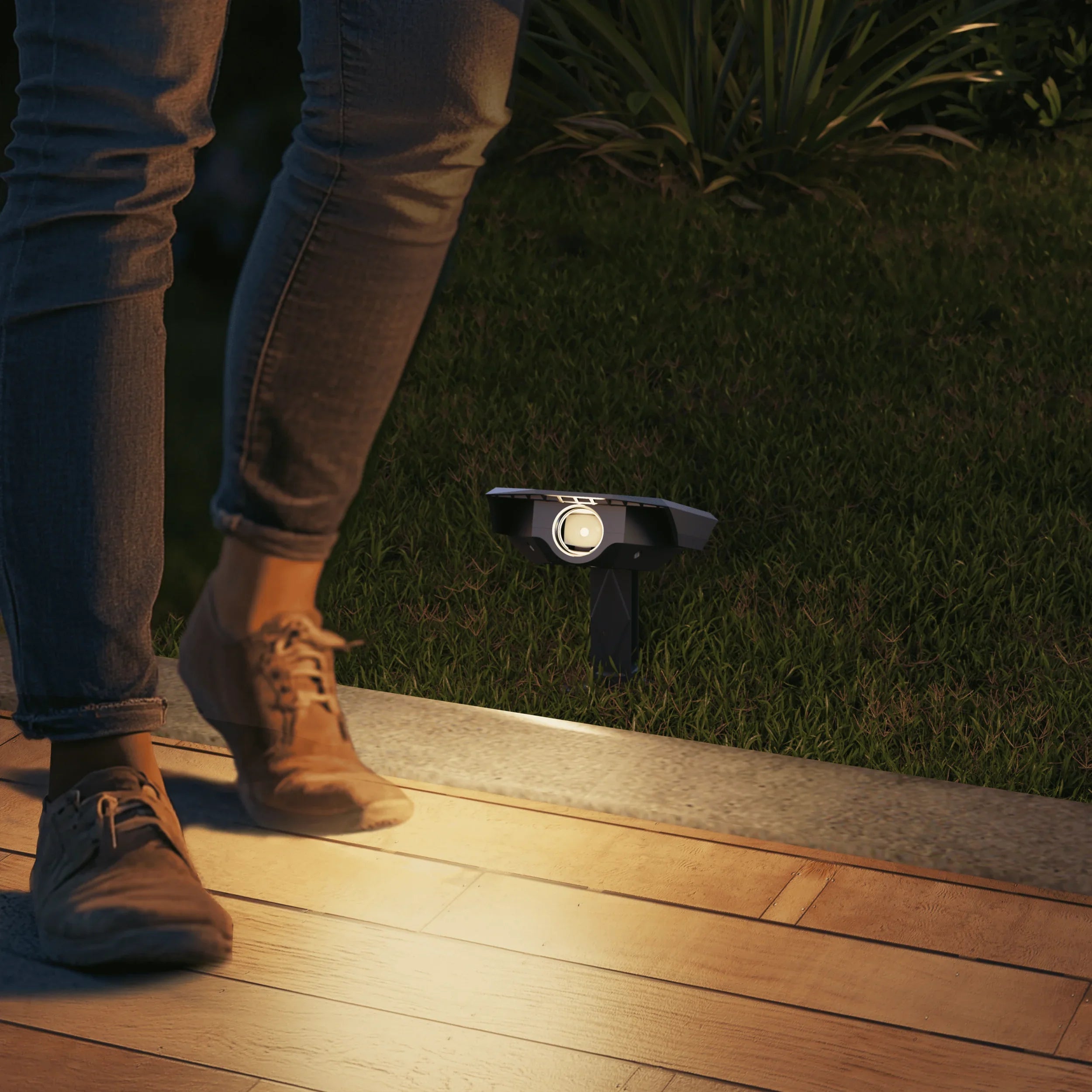 Calex Padoa Solar Garden spot - 2 Pack - Black