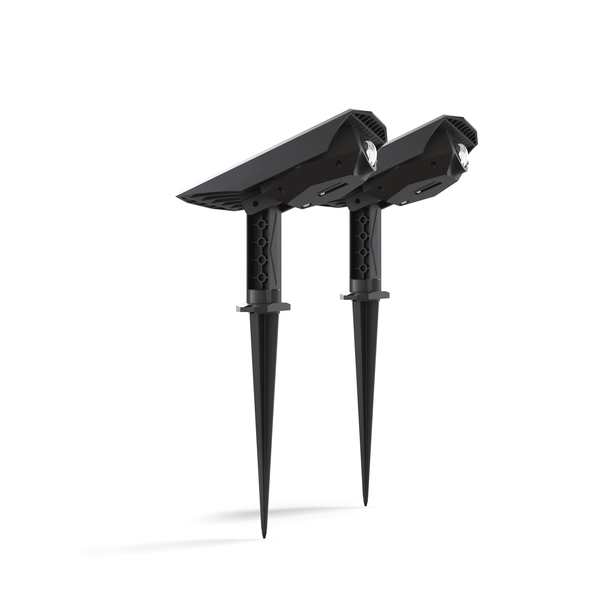 Calex Padoa Solar Garden spot - 2 Pack - Black