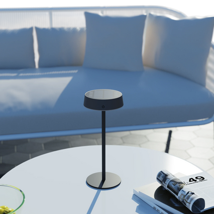 Calex Parma Solar Table Light - Black