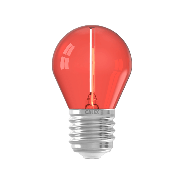 Calex Party Bulb - E27 - G45 - Red