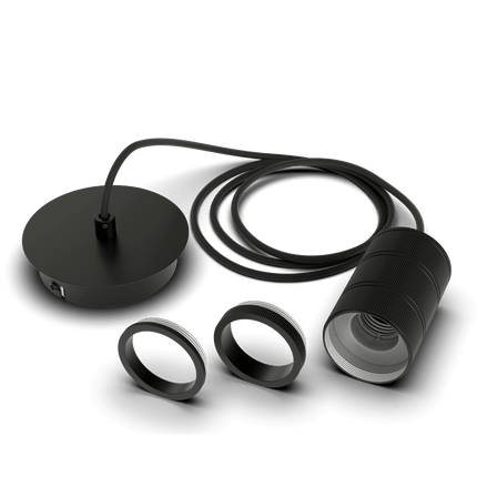 Calex Pendant Lamp - E27 - Black