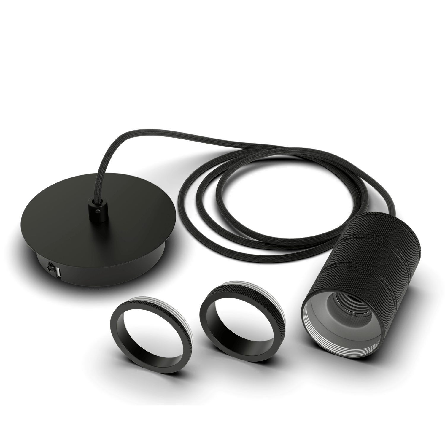 Calex Pendant Lamp - E27 - Black