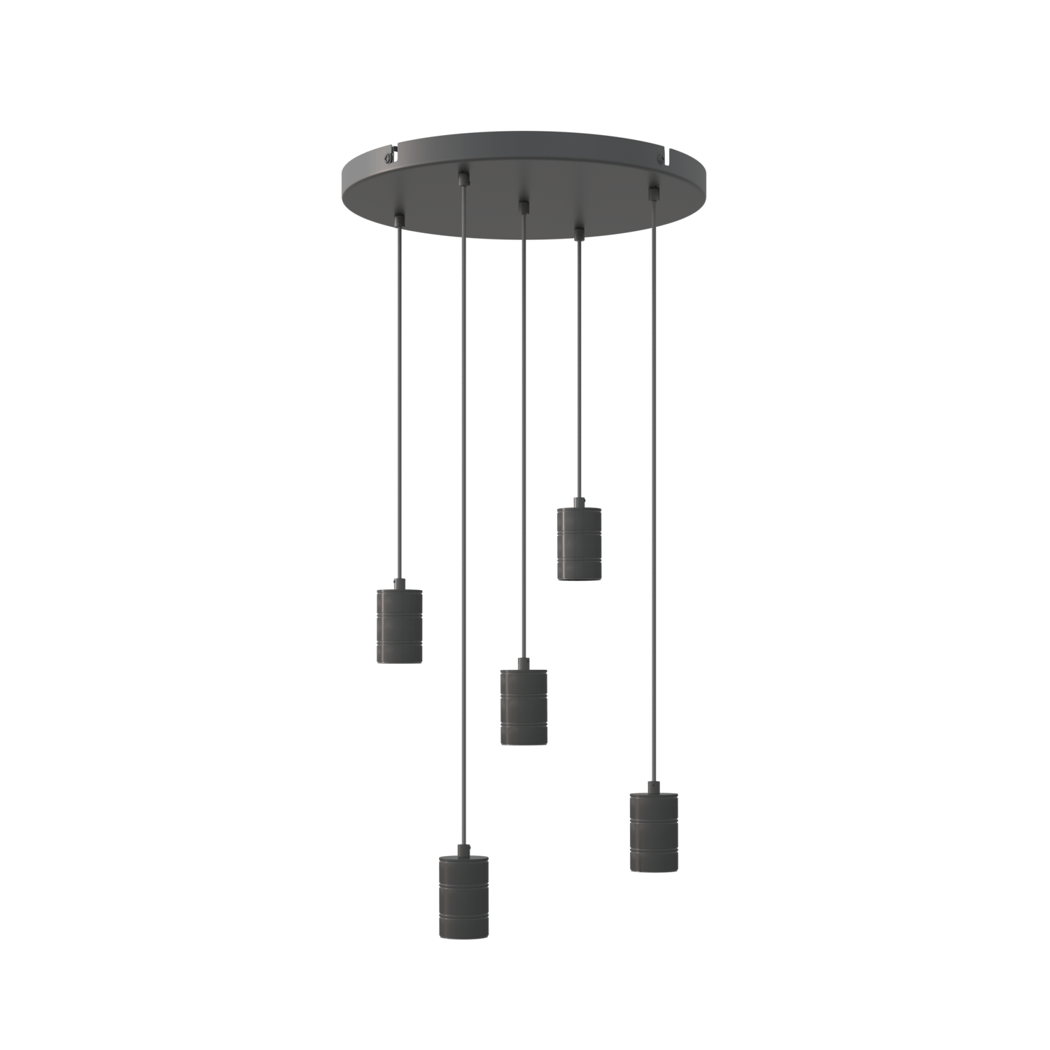 Calex Pendant Light - 5x E27 - 50cm - Black