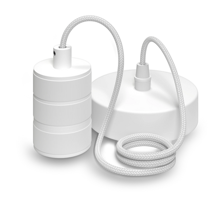 Calex Pendant Light - E27 - White