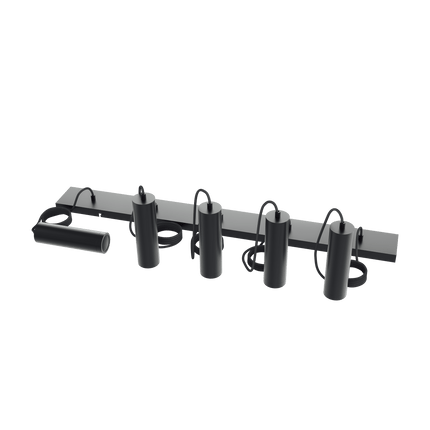 Calex Pendel 5 Lights - GU10 - Black