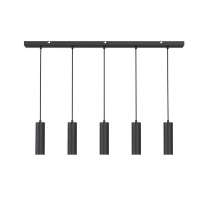 Calex Pendel 5 Lights - GU10 - Black