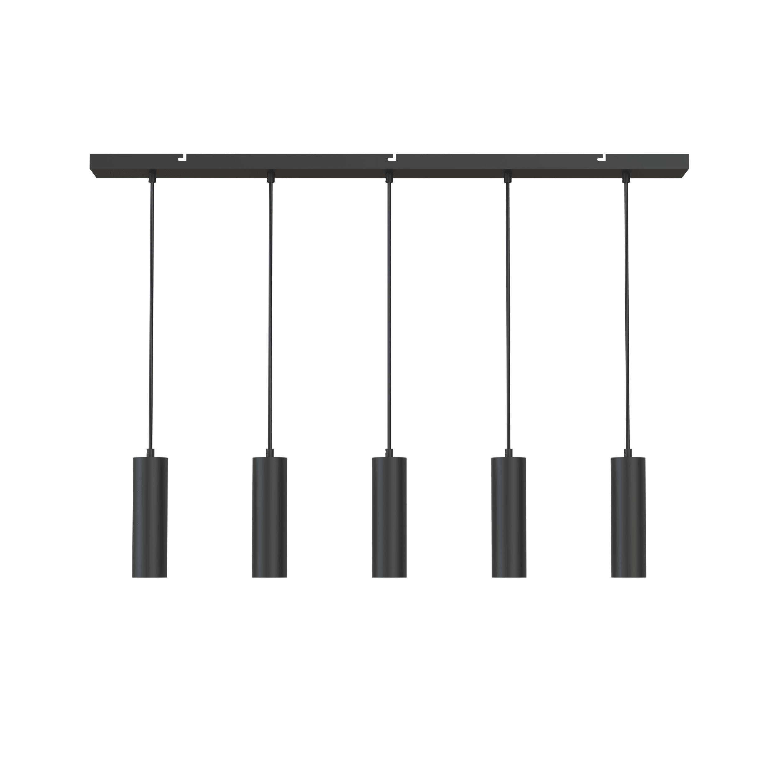 Calex Pendel 5 Lights - GU10 - Black