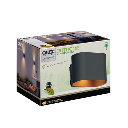 Calex Potenza Wall Light - Black