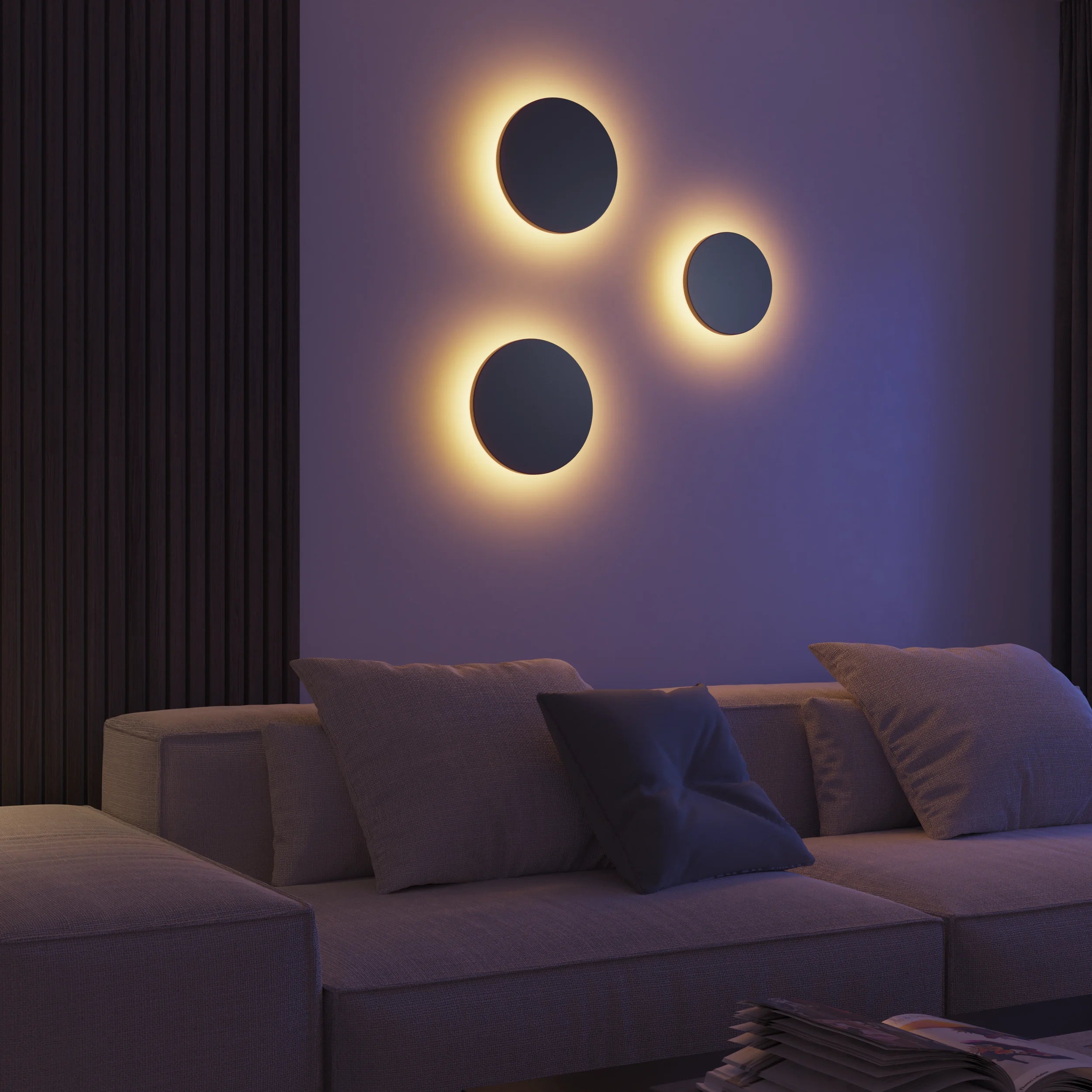 Calex Siderno Rechargeable Wall Light - 20cm