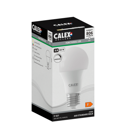 Calex SMD LED Lamp - E27 - A60 - White