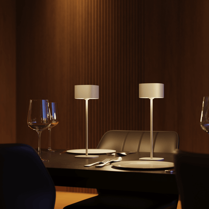 Calex Serino Table Light - Battery - Sand