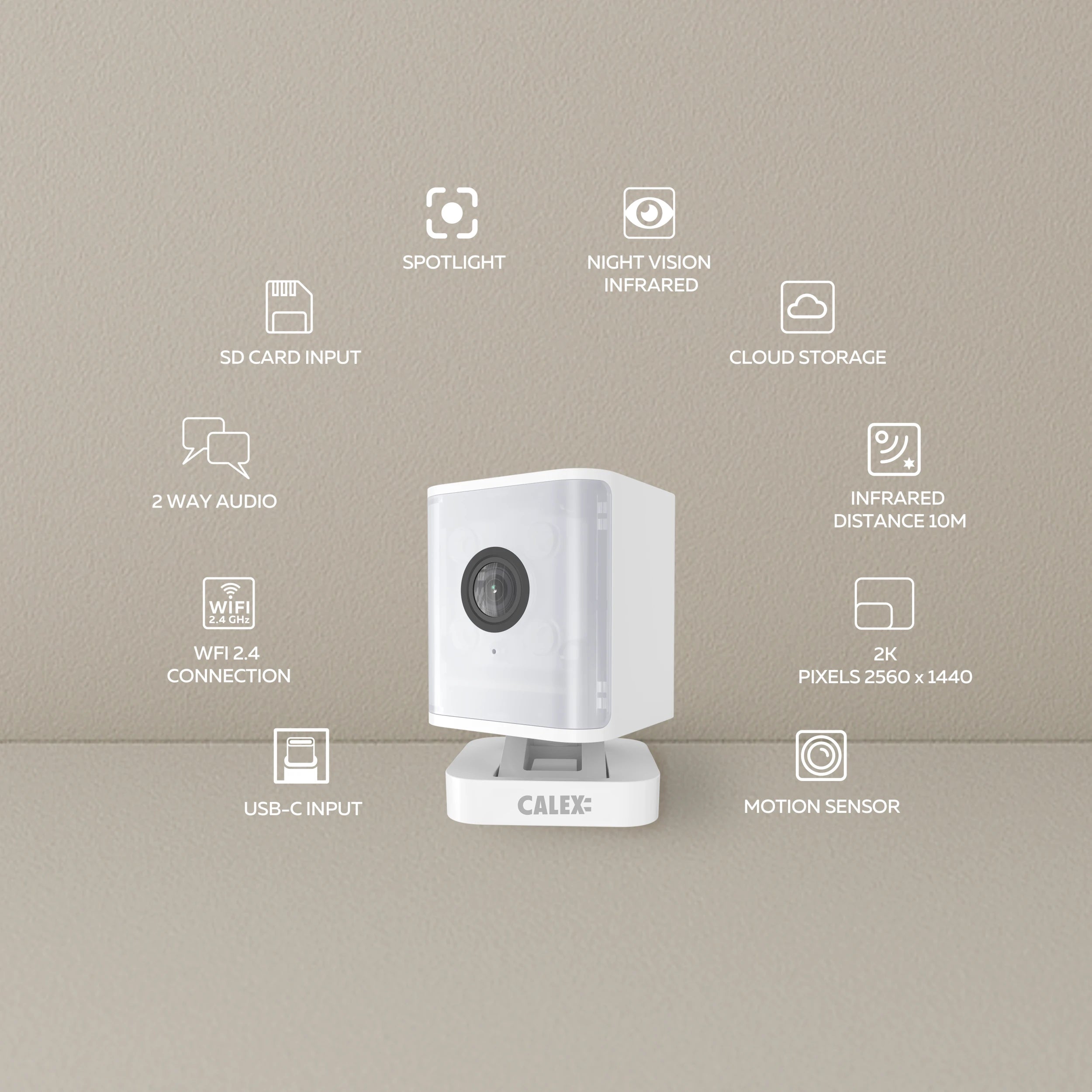 Calex Smart Indoor Camera Set