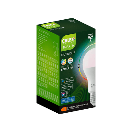 Calex Smart BT Mesh LED Bulb - A60 - E27 - RGB+Warm White