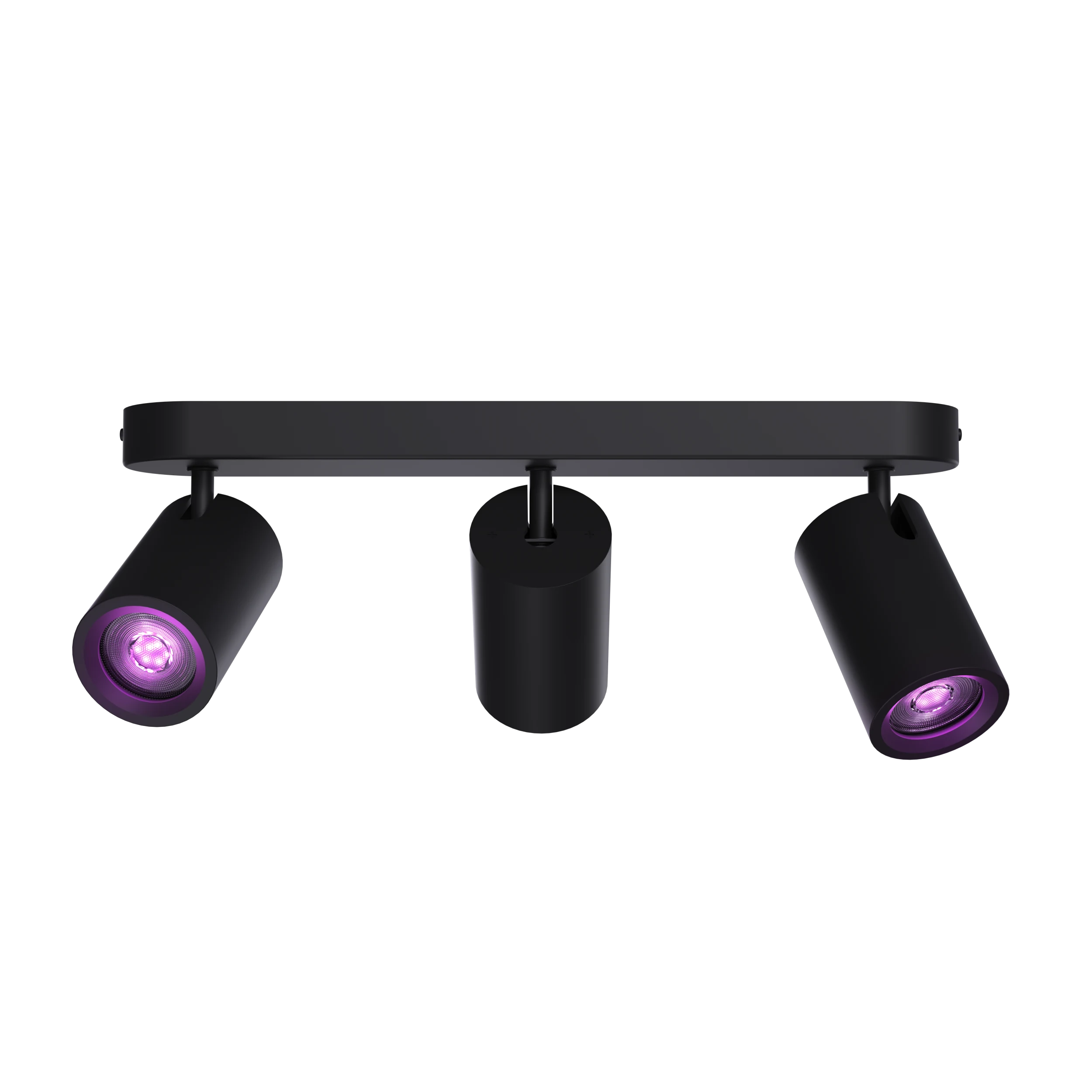 Calex Smart Ceiling Light - 3 Light Spot - Black