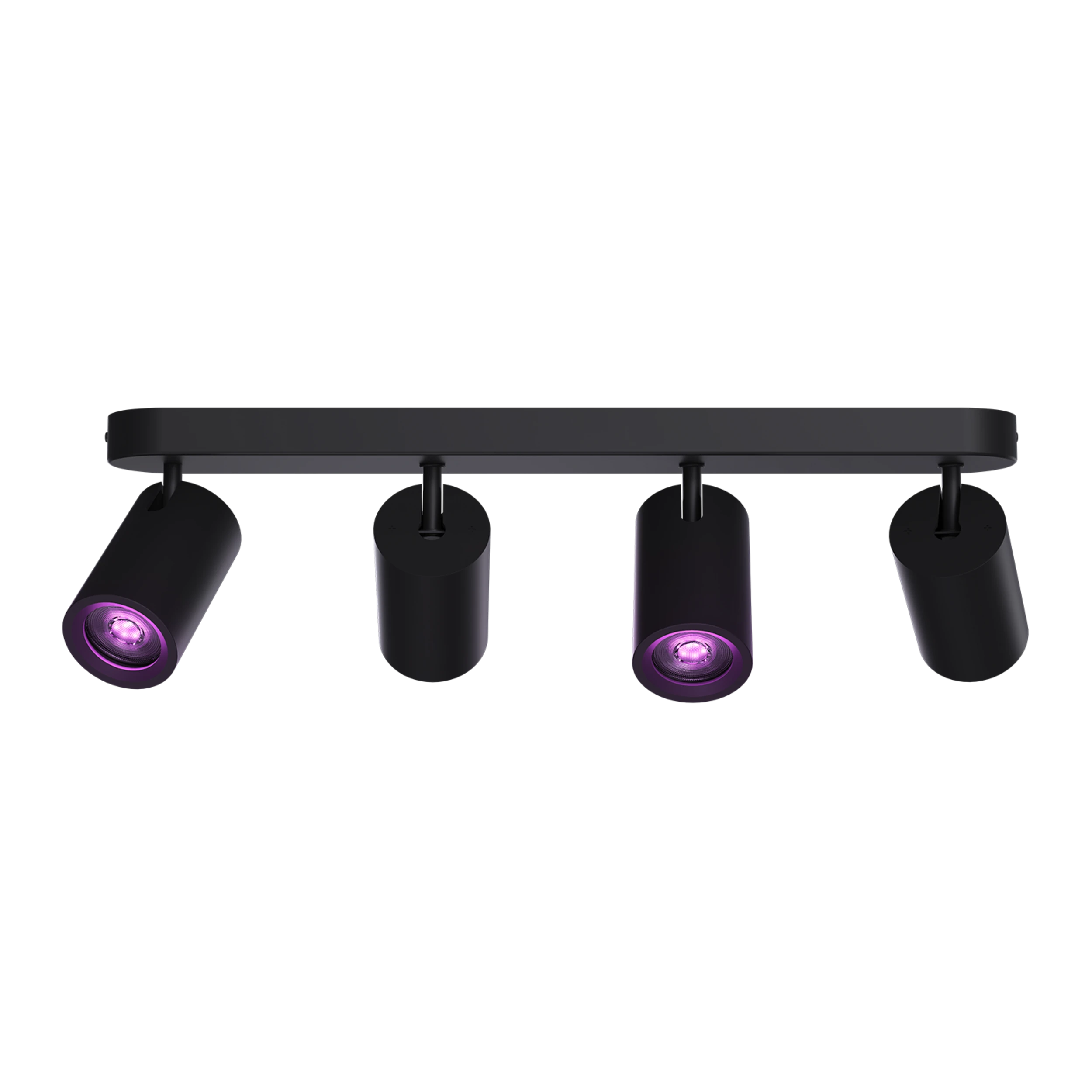 Calex Smart Ceiling Light - 4 Light Spot - Black