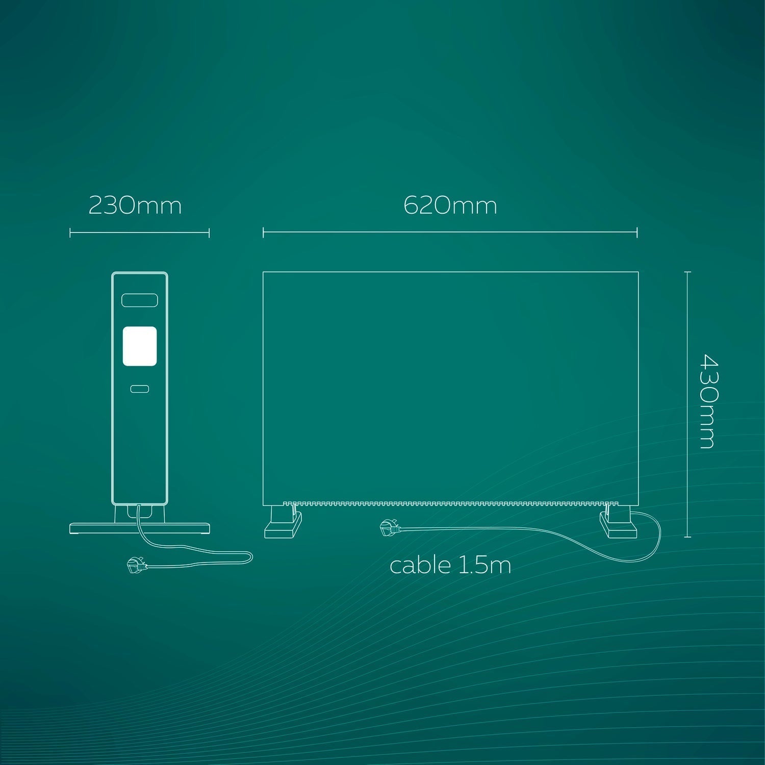 Calex Smart Convector Heater 2000W
