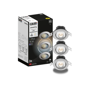 Calex Smart Downlight - 3-pack - Grey