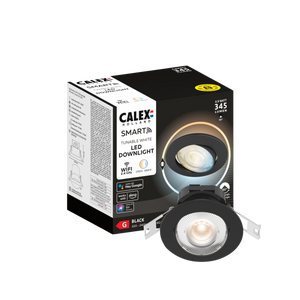 Calex Smart - Downlight - 4.9W - Black - Dimmable