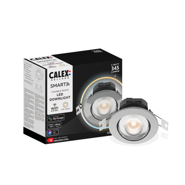 Calex Smart Downlight - CCT - Grey