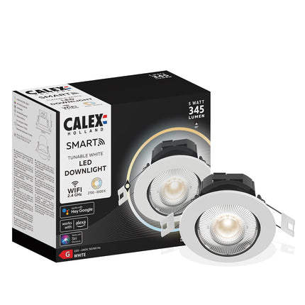 Calex Smart Downlight - CCT - White