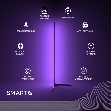Calex Smart Floor Lamp - RGB + CCT