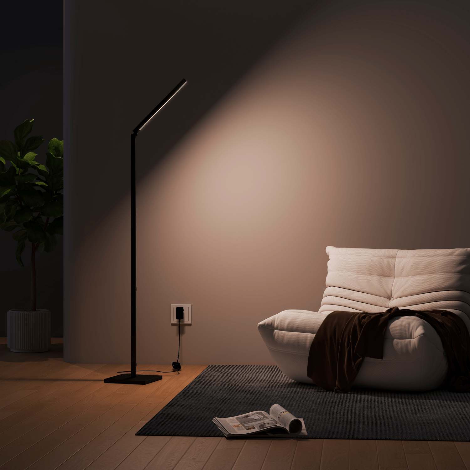 Calex Smart Foldable Floor Lamp - RGBIC + CCT