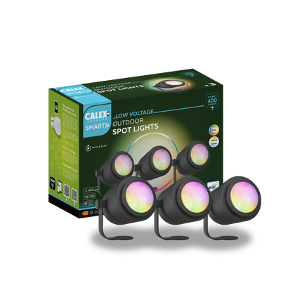 Calex Smart Ground Spots 24v - 3 Pack - RGB + CCT