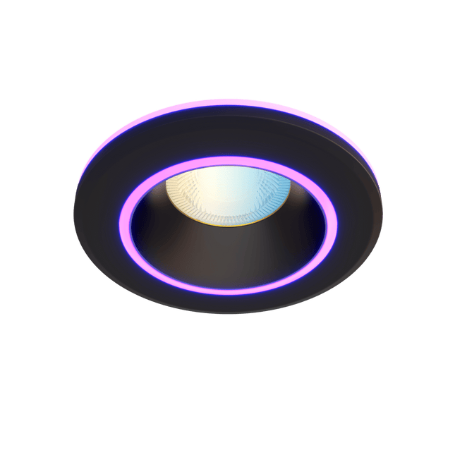 Calex Smart Halo Downlight - RGB + CCT - Black