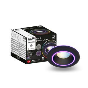 Calex Smart Halo Downlight - RGB + CCT - Black