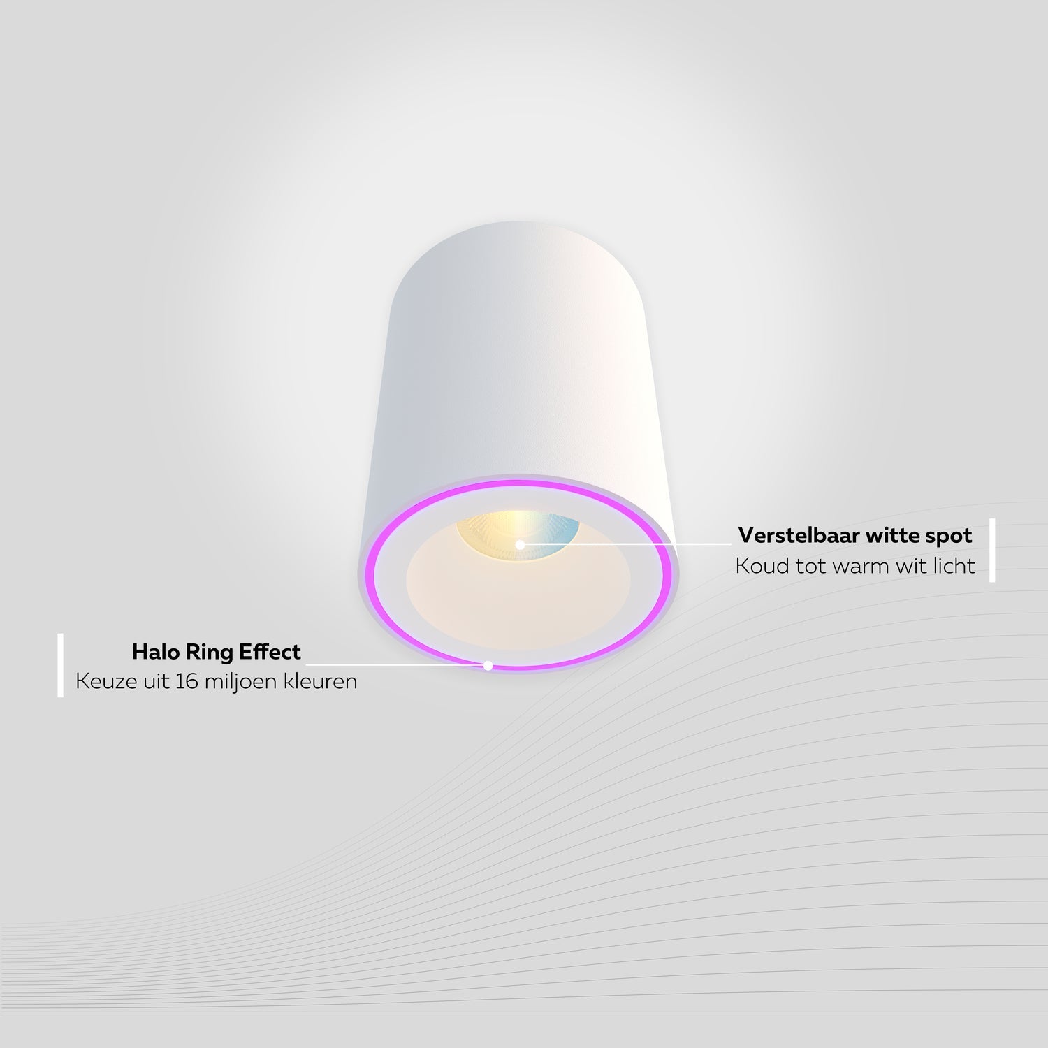 Calex Smart Halo Spotlight - RGB + CCT - White