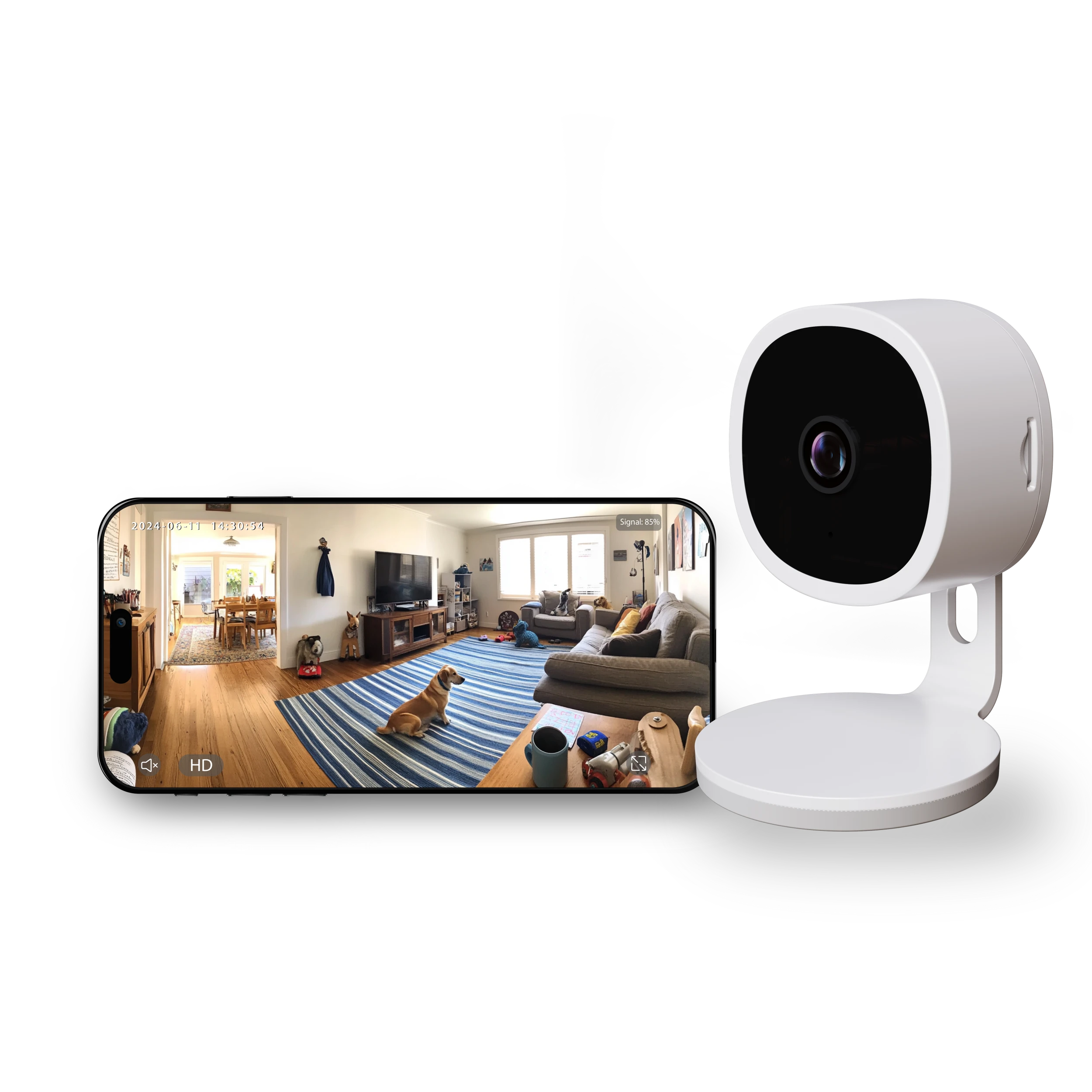 Calex Smart Indoor Camera - 2K - White