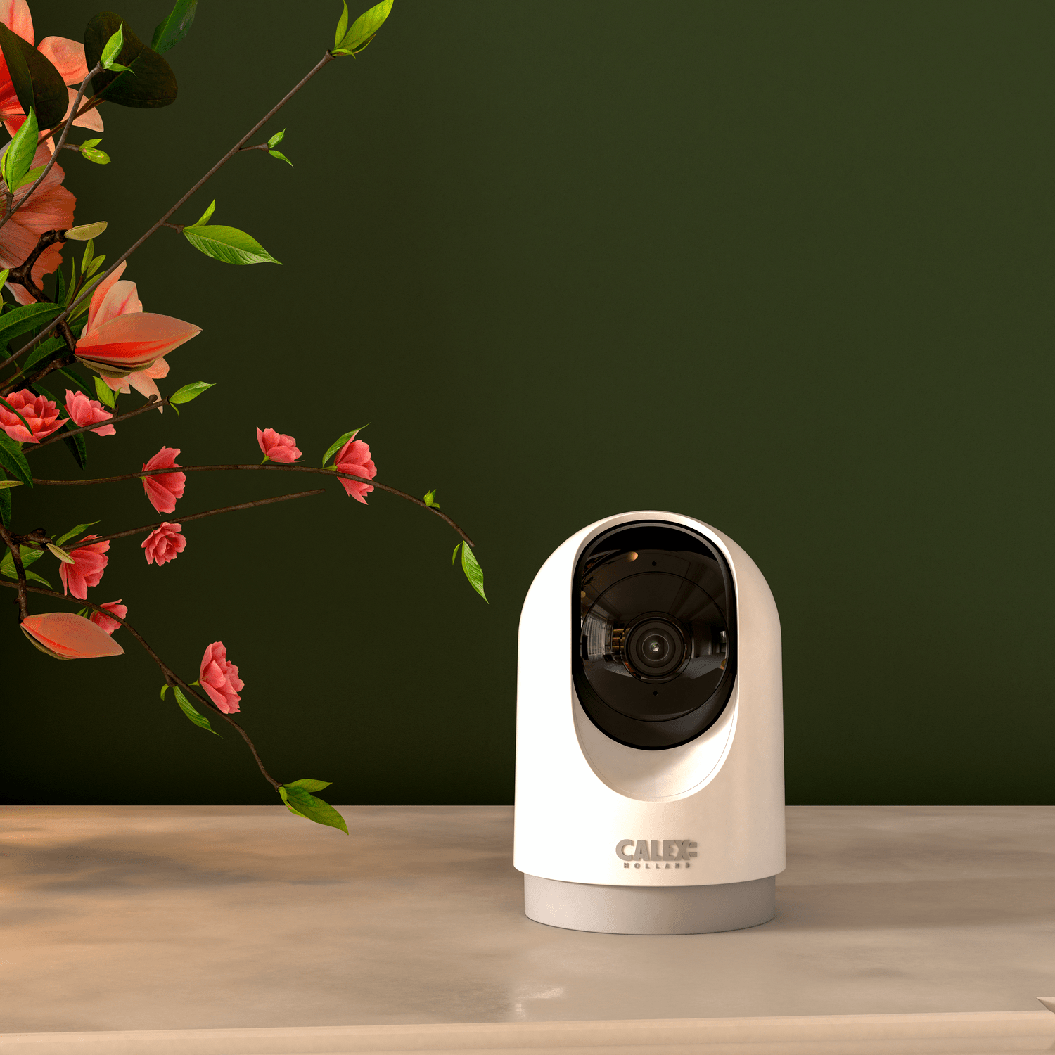 Calex Smart Indoor PTZ Camera - 2K - White