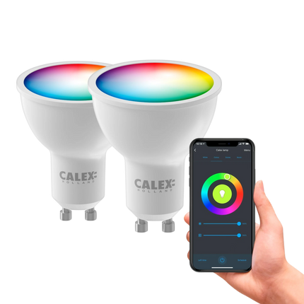Calex Smart LED Bulb - 2 Pack - GU10 - RGB + CCT